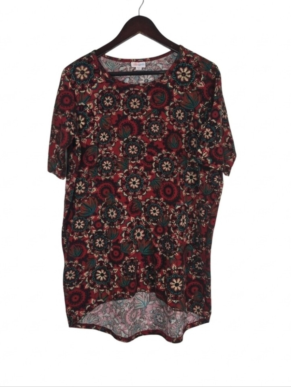 LuLaRoe printed short sleeve top